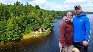 AWESOME Adirondack Lakefront Campsite | 4Runner Car Camping