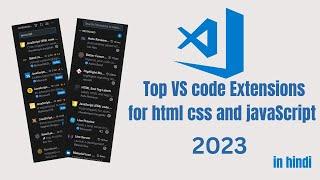 Best Vs Code extensions For Web development in 2023 #vscode