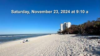 Robb’s Saturday Morning Beach Report for North Naples, Florida (11/23/24)