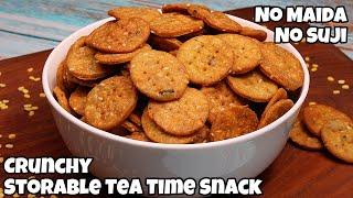 The Ultimate Crunchy Tea-Time Snack Recipe | No Maida One Month Storable