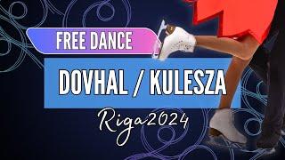 Sofiia DOVHAL / Wiktor KULESZA (POL) | Junior Ice Dance Free Dance | Riga 2024