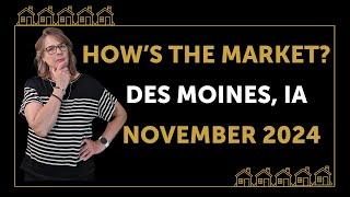 Des Moines Iowa Real Estate Market Update November 2024