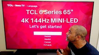 Unboxing - TCL 6-SERIES 65" 4K 144Hz MINI-LED QLED TV