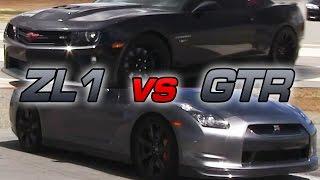 GTR vs Twin Turbo Camaro ZL1