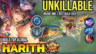 HARITH BEST BUILD 2024 | BUILD TOP GLOBAL HARITH GAMEPLAY | MOBILE LEGENDS