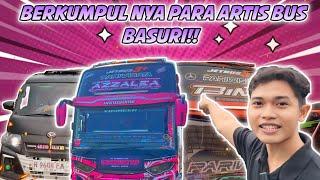 HUNTING FULL BASURI BUS ARTIS BASURI DI PUSAT OLEH-OLEH TAWANG MANGU