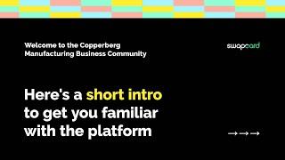 Welcome to the Copperberg Manufacturing Business Community