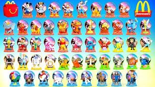 ALL 50 McDONALD'S WALT DISNEY WORLD 50TH ANNIVERSARY HAPPY MEAL TOYS COMPLETE SET OCT 2021 IN ORDER