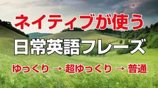 ネイティブが使う日常英語フレーズ集　聞き流し英会話