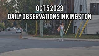 Kingston Ontario Daily Observations and Ambience | Oct 5 2023