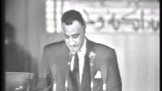 فيديو نادر لخطاب جمال عبد الناصر يهاجم فيه بورقيبة وشاه ايران 1966