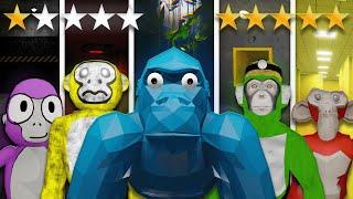 1 Star VS 5 Star Gorilla Tag Horror Fan Games