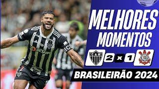 Atlético-MG 2 x 1 Corinthians | Melhores Momentos (COMPLETO) | Brasileirão 2024
