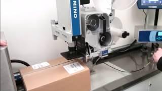 Domino M230i T4 Tamp Print & Apply Labeller in our Demo Lab