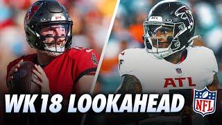 Falcons Fans Are Saints Supporters This Week | WK18 Schedule Lookahead