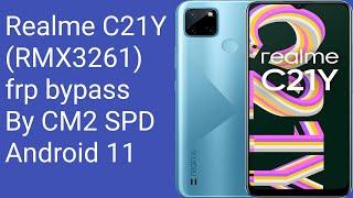 Realme C21Y (RMX3261) frp bypass By CM2 SPD Android 11 Press volume up volume down GSM RASHID ALI