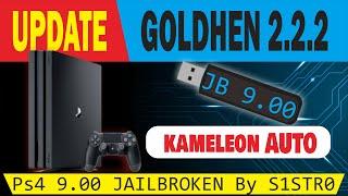 how to update kameleon 9.00 Auto  I PS4Jailbroken new update Goldhen 2.2.2 by sistr0