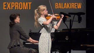 Balakirew. Expromt for violin and piano