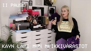 KÄYN LÄPI MUN MEIKKIVARASTOT | Henny Harjusola