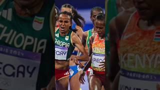 Faith Kipyegon Nearly Got in Trouble for This in Paris #tracknfield #olympicsport