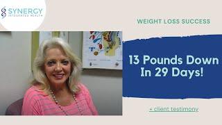 13 Pounds Down | Synergy Health Weight Loss