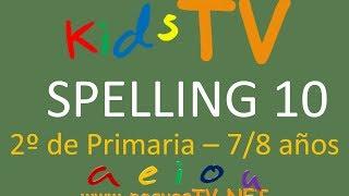 2º Primaria  6 y 7 años Spelling 10  pequesTV NET