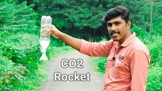 Simple CO2 Water Bottle Rocket - Experiment | Diy Rocket || A2Z Malayalam