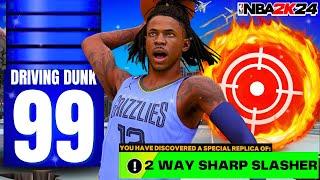 99 DUNK + 92 3PT + 92 BALL HANDLE JA MORANT BUILD CAN DO EVERYTHING! BEST GUARD BUILD IN NBA2K24