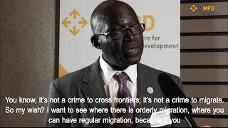 'Migration is NOT a crime!' Dr. Olawale I. Maiyegun at ICMPD Vienna Migration Conference