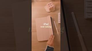 How to take Aesthetic Notes on iPad, Goodnotes app, Study Note taking, Apple Pencil, Digital Notes