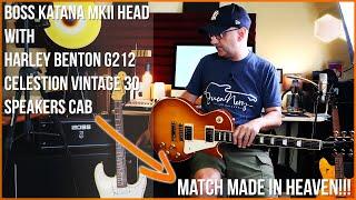 Boss Katana MKII Head + Harley Benton G212 Celestion V30 | MATCH MADE IN HEAVEN..!?