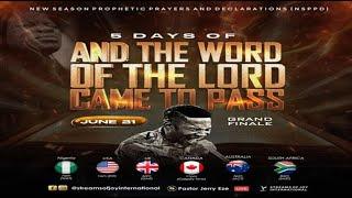 5 DAYS OF 'AND THE WORD OF THE LORD CAME TO PASS' - DAY 5 [GRAND FINALE] || NSPPD || 21ST JUNE 2024