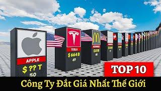 Top 10 Công Ty Đắt Giá Nhất Thế Giới, Google Chỉ Xếp Thứ 4