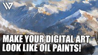 Get Oil Painting Depth In Your Digital Artwork!