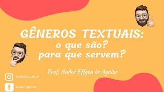 GÊNEROS TEXTUAIS