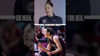 : Kelsey Plum on Caitlin Clark’s new record