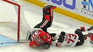 NHL: Goalies Getting Hit Part 10