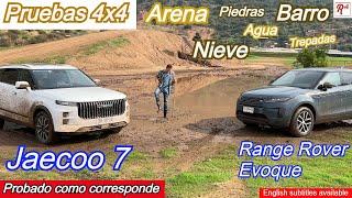 JAECOO 7 análisis y pruebas Off-road sin filtros ¿Realmente le sigue el paso a Evoque?.