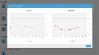 Viewing Hearing Test Results on Hearing Tracker