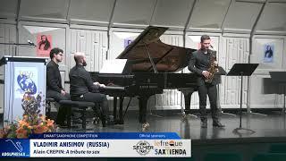 Vladimir Anisimov (Russia) - A tribute tu sax by Alain Crepin  (Dinant 2019)