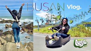 SUB)Busan Skyline Luge Busan Activity | Live Video #BusanTravelVlog