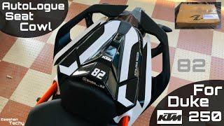Autologue Design Seat Cowl For KTM Duke 250 Street X3 Kit | Unboxing & Review | Fitting In Malayalam
