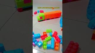 Satisfying DIY Blocks mini truck | ASMR Building Blocks | #buildingblockstoys #shorts