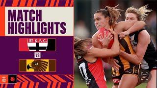 St Kilda v Hawthorn Highlights | Week Four, 2024 | AFLW