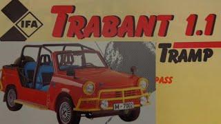 Trabant 1.1 Tramp Pickup und CARO Tramp Werbung 1990