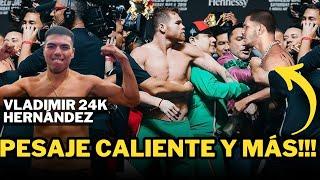 URGENTE!! Que pasó con CANELO y BERLANGA en el PESAJE? EN VIVO Habla Vladimir HERNANDEZ 24K