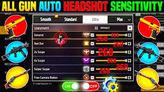 Free Fire Auto Headshot Trick 2025 Sensitivity | 2gb, 4gb, 6gb Ram Headshot Sensitivity Setting