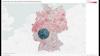 Die Bevölkerung in Deutschland nach Postleitzahlengebieten