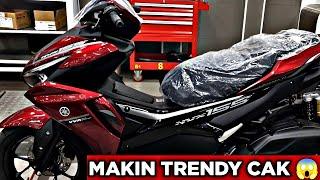 MORE TRENDY  YAMAHA AEROX OR NVX 2023 - BLOOD RED COLOR 