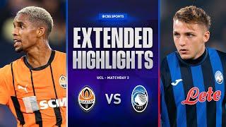 Shakhtar Donetsk vs. Atalanta: Extended Highlights | UCL League Phase MD 2 | CBS Sports Golazo